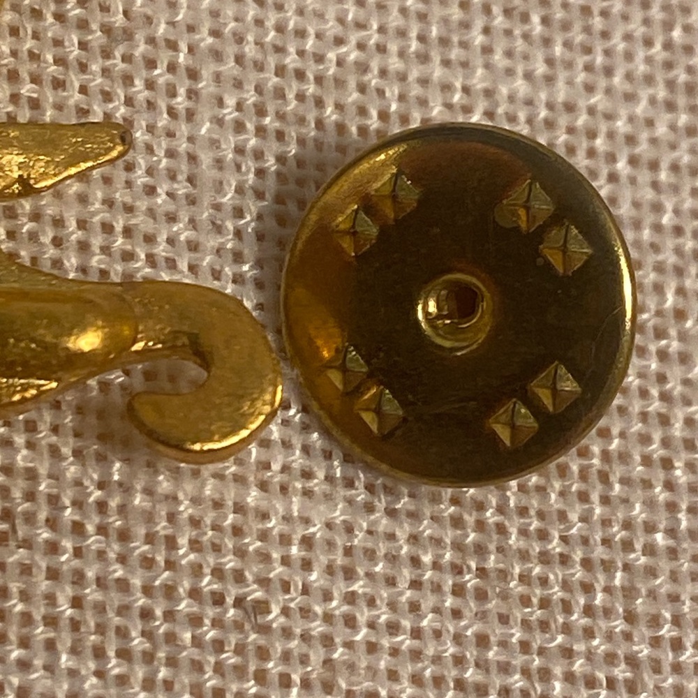 Vintage gold sun brooch smiling sun pin gold matte 80s 90s jewelry boho - Picture 9 of 11